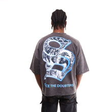Load image into Gallery viewer, Stray Prove them wide &amp; crop fit tee (Charcoal)