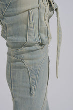 Load image into Gallery viewer, PHEELINGS "SHOOT FOR THE STARS" STACK CARGO DENIM (LIGHT BLUE)