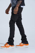 Load image into Gallery viewer, PHEELINGS "BLACK LABEL DISTRESSED STACK" STACKED DENIM (JET BLACK)