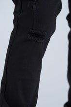 Load image into Gallery viewer, PHEELINGS "BLACK LABEL DISTRESSED STACK" STACKED DENIM (JET BLACK)