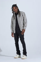 Load image into Gallery viewer, PHEELINGS "FIRST MILLION" RHINESTONE Stacked Denim (JET BLACK)