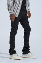 Load image into Gallery viewer, PHEELINGS "FIRST MILLION" RHINESTONE Stacked Denim (JET BLACK)