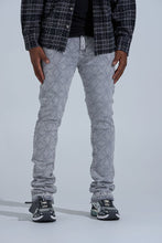 Load image into Gallery viewer, PHEELINGS "FIRST MILLION" RHINESTONE Stacked Denim (LIGHT GREY)