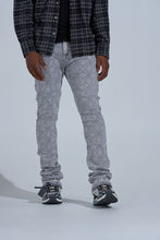 Load image into Gallery viewer, PHEELINGS "FIRST MILLION" RHINESTONE Stacked Denim (LIGHT GREY)
