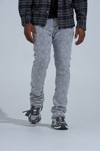 Load image into Gallery viewer, PHEELINGS "FIRST MILLION" RHINESTONE Stacked Denim (LIGHT GREY)