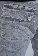Load image into Gallery viewer, PHEELINGS "FIRST MILLION" RHINESTONE Stacked Denim (LIGHT GREY)