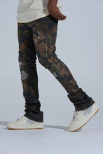Load image into Gallery viewer, PHEELINGS "PRAY FOR THEM" CAMO STACK DENIM (Camo)