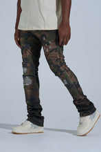 Load image into Gallery viewer, PHEELINGS "PRAY FOR THEM" CAMO STACK DENIM (Camo)