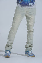 Load image into Gallery viewer, PHEELINGS "FIRST MILLION" RHINESTONE Stacked Denim (LIGHT BLUE)