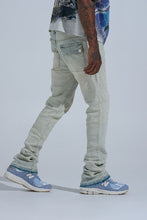 Load image into Gallery viewer, PHEELINGS "FIRST MILLION" RHINESTONE Stacked Denim (LIGHT BLUE)