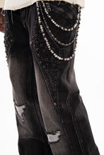 Load image into Gallery viewer, Gunzinii denim pants (Black)