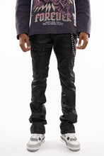 Load image into Gallery viewer, Gunzinii denim pants (COATED BLACK)