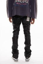 Load image into Gallery viewer, Gunzinii denim pants (COATED BLACK)