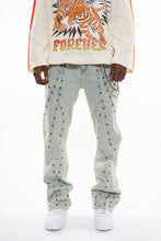 Load image into Gallery viewer, Gunzinii denim pants (Light Blue)