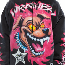 Load image into Gallery viewer, Wrathboy Rabid dog hoodie (Black)