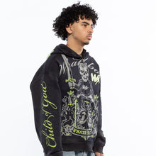 Load image into Gallery viewer, Wrathboy 3 Sword fullzip hoodie (Black)