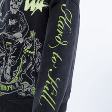 Load image into Gallery viewer, Wrathboy 3 Sword fullzip hoodie (Black)