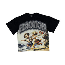 Load image into Gallery viewer, Mixed Emotion Black “Seaside” Tee