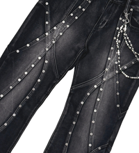 Load image into Gallery viewer, Gunzinii denim pant (Black)