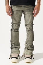 Load image into Gallery viewer, SERENEDE ZINC Stacked Jeans