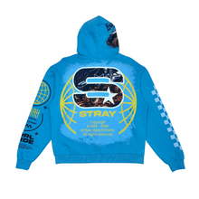 Load image into Gallery viewer, Stray full-zip hoodie (Blue Wave)