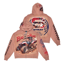 Load image into Gallery viewer, Stray full-zip hoodie (Umber)