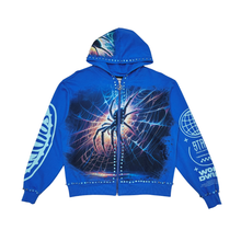 Load image into Gallery viewer, Stray full-zip hoodie (Royal Blue)