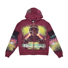 Load image into Gallery viewer, Stray full-zip hoodie (Maroon)