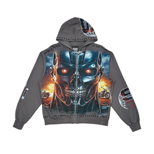 Load image into Gallery viewer, Stray full-zip hoodie (Charcoal)