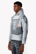 Load image into Gallery viewer, Guapi Cloud Grey Racer Hoodie