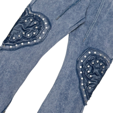 Load image into Gallery viewer, Gunzinii french terry hoodie set (Navy)