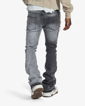 Load image into Gallery viewer, Melee "HANNIBAL" JEANS (SPLIT CHARCOAL WASH)