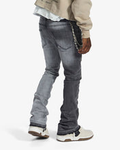 Load image into Gallery viewer, Melee "HANNIBAL" JEANS (SPLIT CHARCOAL WASH)
