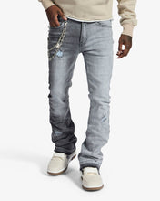 Load image into Gallery viewer, Melee "HANNIBAL" JEANS (SPLIT CHARCOAL WASH)