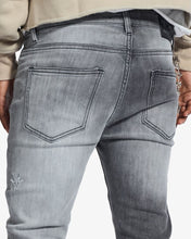 Load image into Gallery viewer, Melee "HANNIBAL" JEANS (SPLIT CHARCOAL WASH)