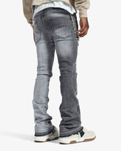 Load image into Gallery viewer, Melee "HANNIBAL" JEANS (SPLIT CHARCOAL WASH)