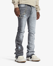 Load image into Gallery viewer, Melee "HANNIBAL" JEANS (SPLIT CHARCOAL WASH)