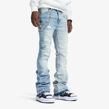 Load image into Gallery viewer, Melee "HANNIBAL" JEANS (SPLIT BLUE WASH)