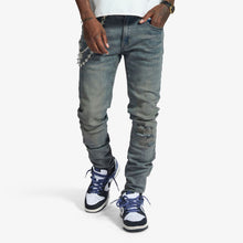 Load image into Gallery viewer, Melee "V12" JEANS (BLUE OIL WASH)