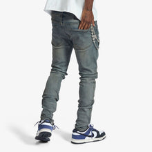 Load image into Gallery viewer, Melee "V12" JEANS (BLUE OIL WASH)