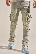 Load image into Gallery viewer, PHEELINGS "EMPOWERED ESSENCE" STACK CARGO DENIM (LIGHT BLUE)