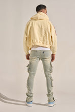 Load image into Gallery viewer, PHEELINGS "EMPOWERED ESSENCE" STACK CARGO DENIM (LIGHT BLUE)