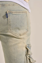 Load image into Gallery viewer, PHEELINGS "EMPOWERED ESSENCE" STACK CARGO DENIM (LIGHT BLUE)