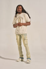 Load image into Gallery viewer, PHEELINGS "BUILT TO HEAL" CARGO STACK DENIM