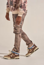 Load image into Gallery viewer, PHEELINGS "BUILT TO HEAL" CARGO STACK DENIM (FADED MAROON)