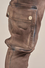 Load image into Gallery viewer, PHEELINGS "BUILT TO HEAL" CARGO STACK DENIM (FADED MAROON)