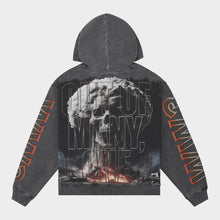 Load image into Gallery viewer, GODSPEED Code Red Hoodie (Grey wash)