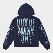 Load image into Gallery viewer, GODSPEED Chrome MOTTO Hoodie (Navy Wash)