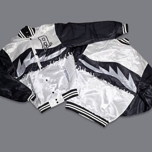 RETRO LABEL RETRO SATIN JACKET (RETRO 5 Wolf Grey)