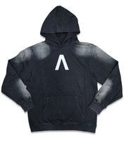 Load image into Gallery viewer, AOLOGNE STAND ALONE WASH HOODIE (BLACK WASH)